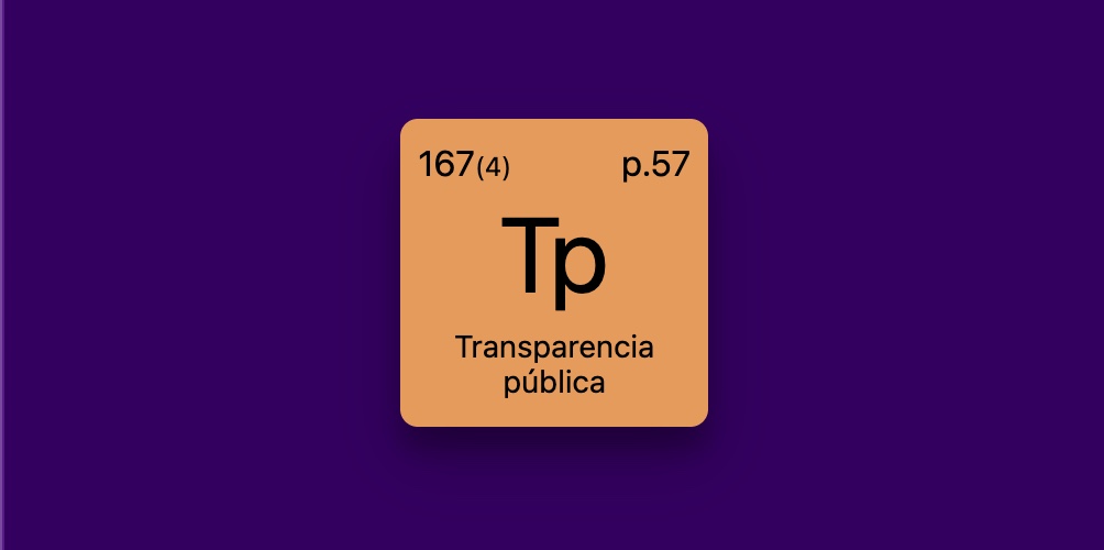 Artículo #167 - Transparencia pública (p. 57)