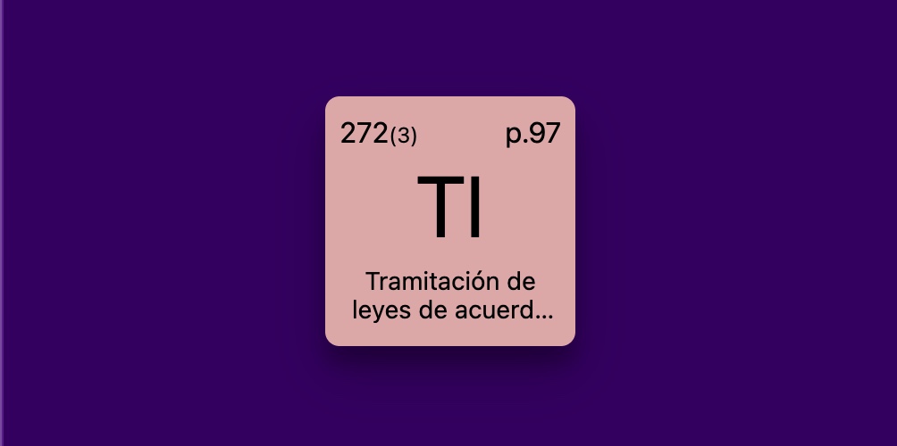 Artículo #272 - Tramitación de leyes de acuerdo regional (p. 97)